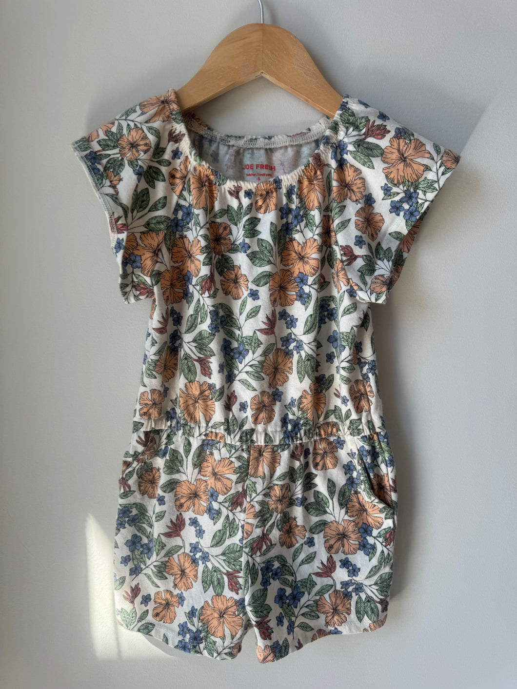 Joe Fresh Floral Romper Size 5