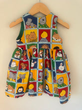 Load image into Gallery viewer, Vintage Roomie Rompers Animal Print Dress 18M
