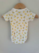 Load image into Gallery viewer, H&amp;M Banana Kimono Onesie 1-2M
