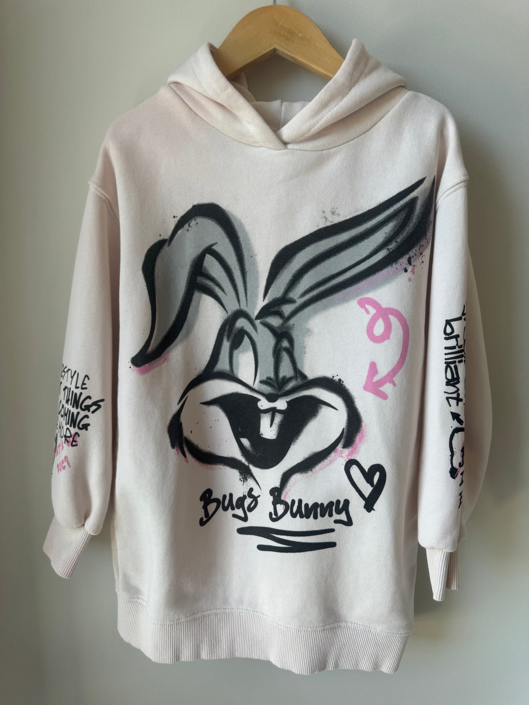 Zara Bugs Bunny Sweater Dress Size 7