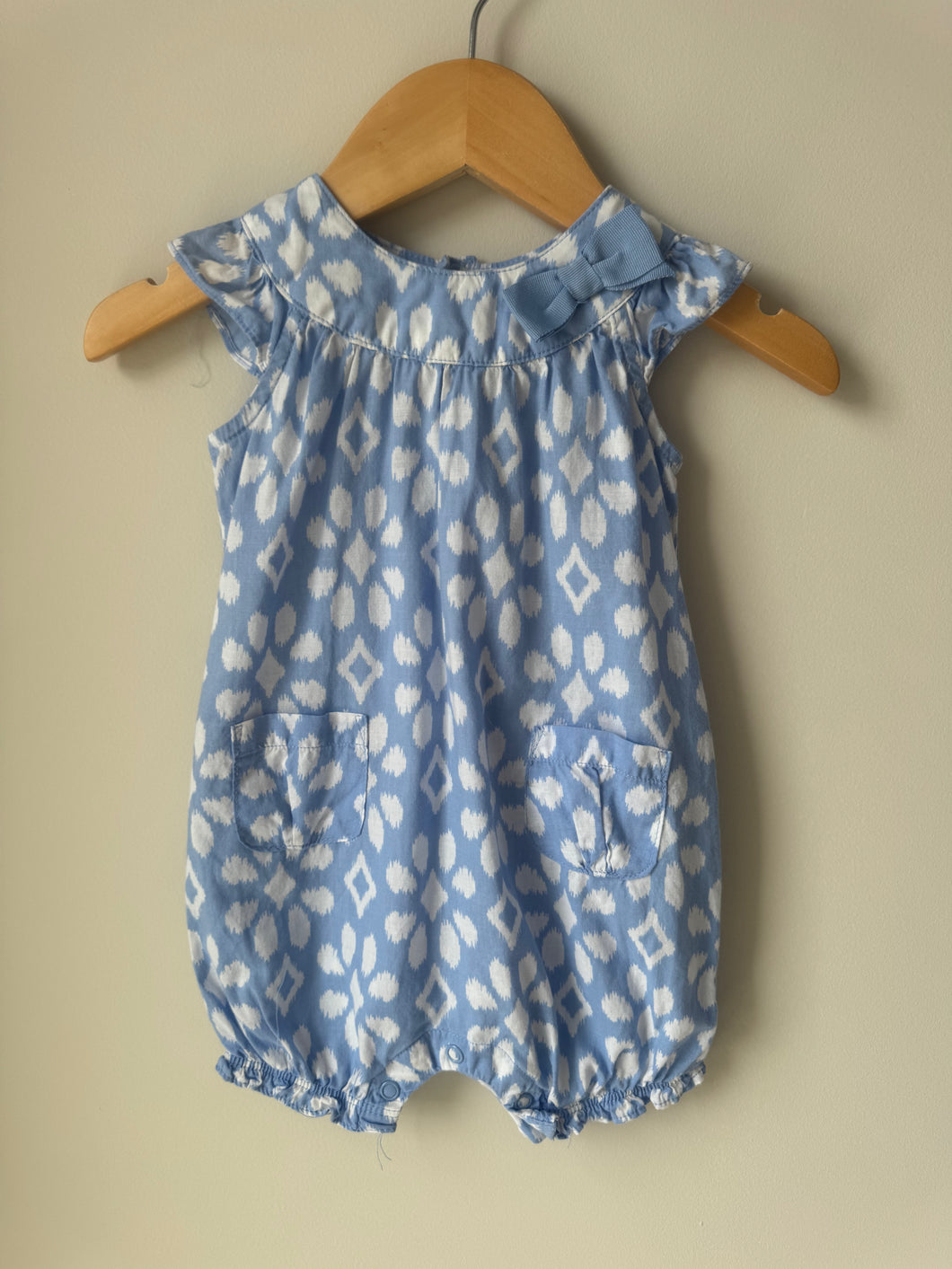 Baby Blue Romper 6M