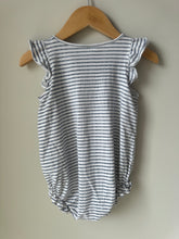 Load image into Gallery viewer, H&amp;M Striped Romper 1.5-2Y
