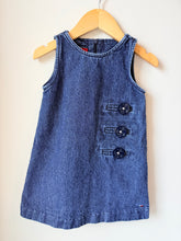 Load image into Gallery viewer, Vintage Tommy Hilfiger Nautical Denim Dress 2T
