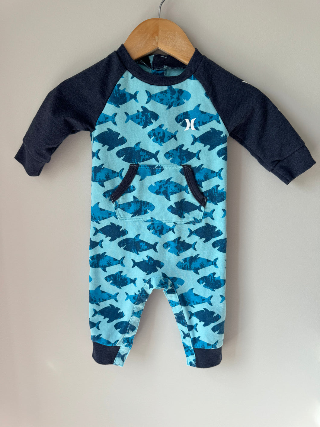 Hurley Shark Romper 6M