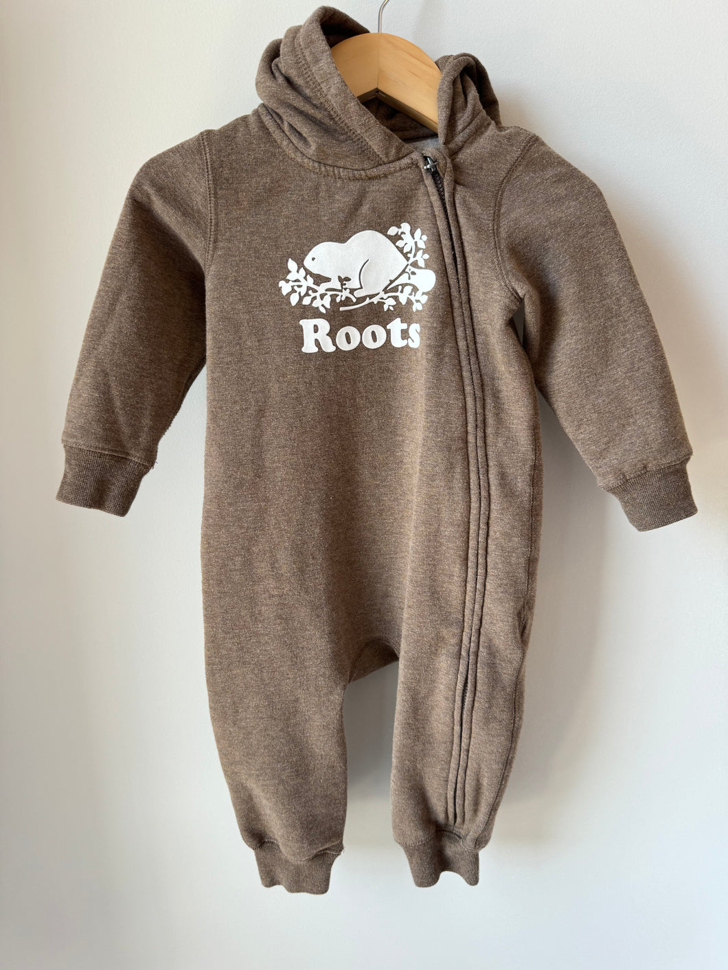 Roots Beaver Tail Romper 6-12M