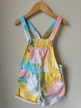 Load image into Gallery viewer, Levi’s Tie Dye Shortalls Size 6
