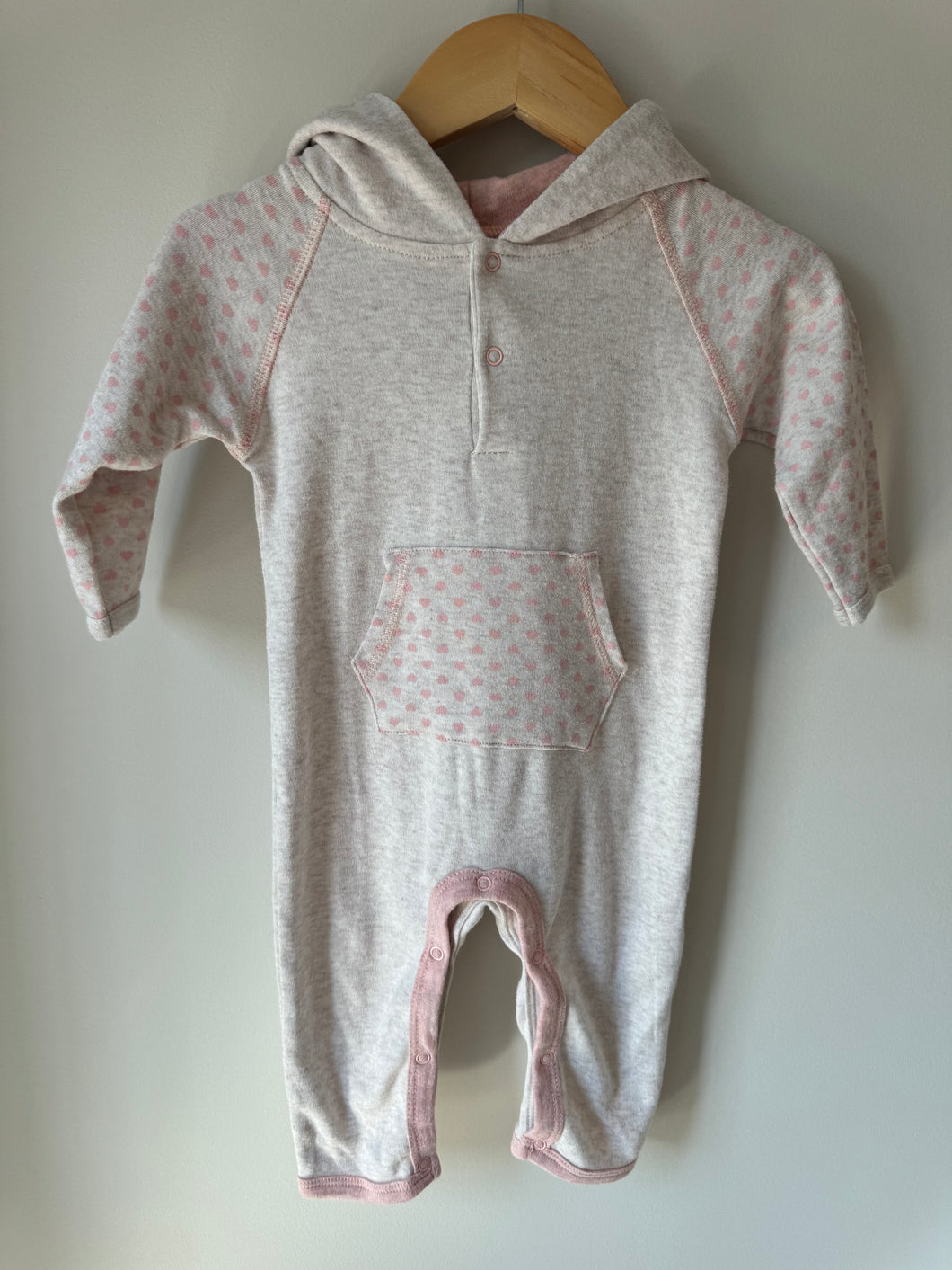 Deer Hood Romper 6-9M