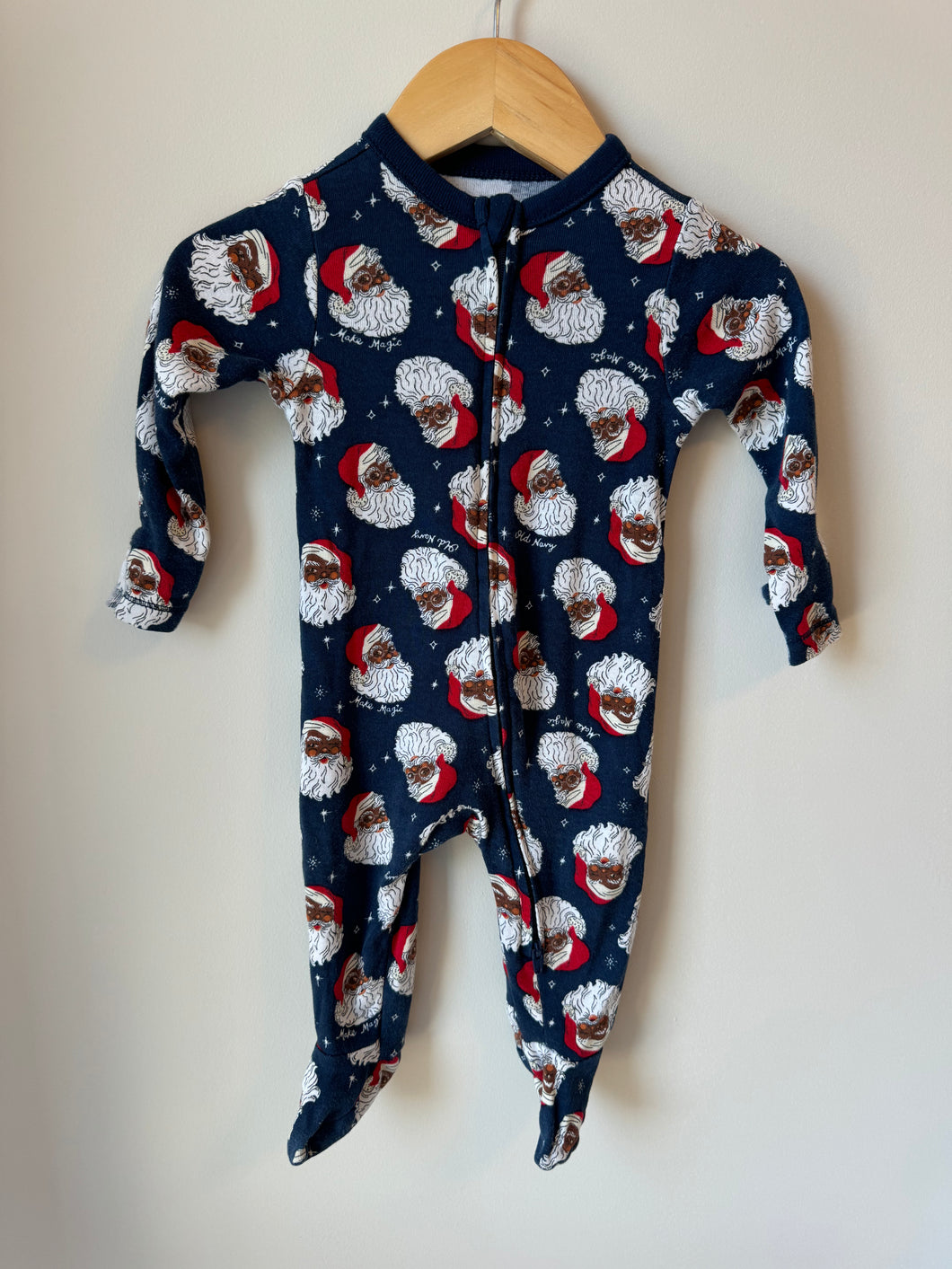 Old Navy Santa Footie 3-6M