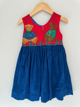 Load image into Gallery viewer, Vintage Handmade Teddy Dress Size 3/4
