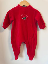 Load image into Gallery viewer, Vintage First Christmas Footie 6-9M
