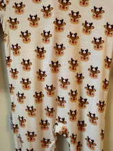 Load image into Gallery viewer, Milk + Coco Reindeer Footie 3-6M
