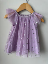 Load image into Gallery viewer, *With Tags* Joe Fresh Foil Heart Dress 3-6M
