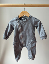 Load image into Gallery viewer, Earth Baby Zip Romper 3-6M
