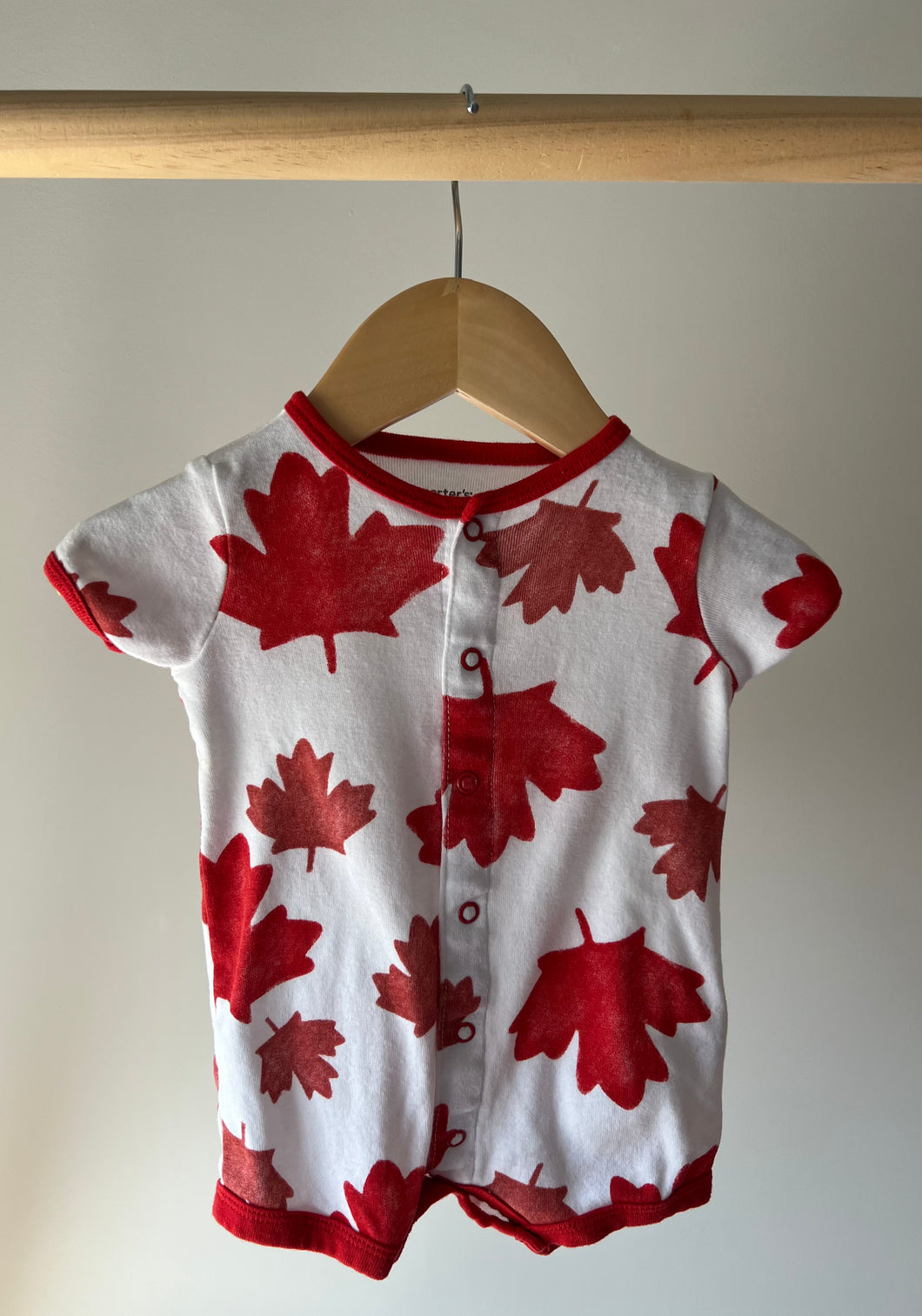 Maple Leaf Romper 3M