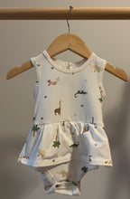 Load image into Gallery viewer, Rise Little Earthling Jungle Bodysuit Dress 6-9M
