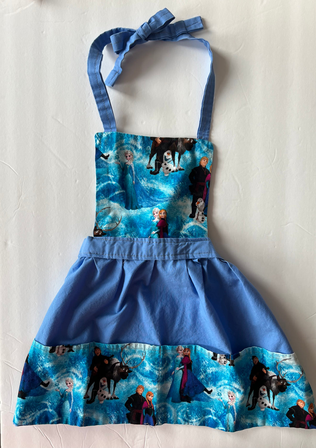 Handmade Frozen Apron Toddler Size