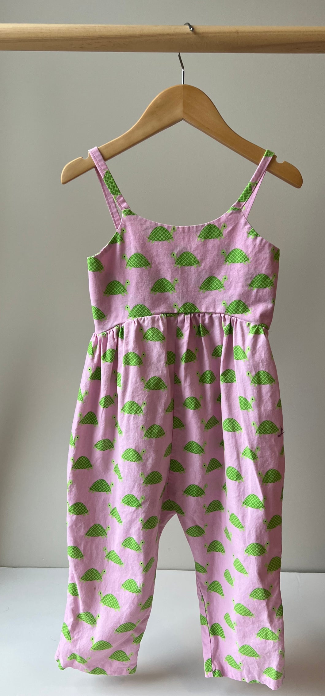 Handmade Turtle Romper 4-6Y