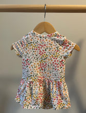 Load image into Gallery viewer, Rise Little Earthling Floral Bodysuit Dress 6-9M
