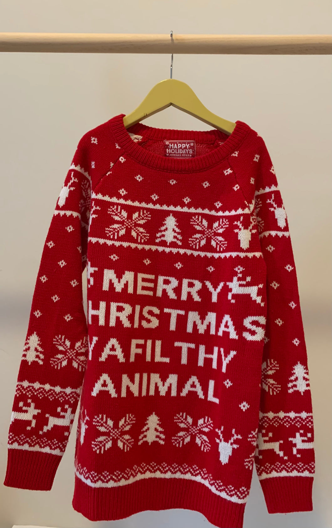 Ya Filthy Animal Sweater MED