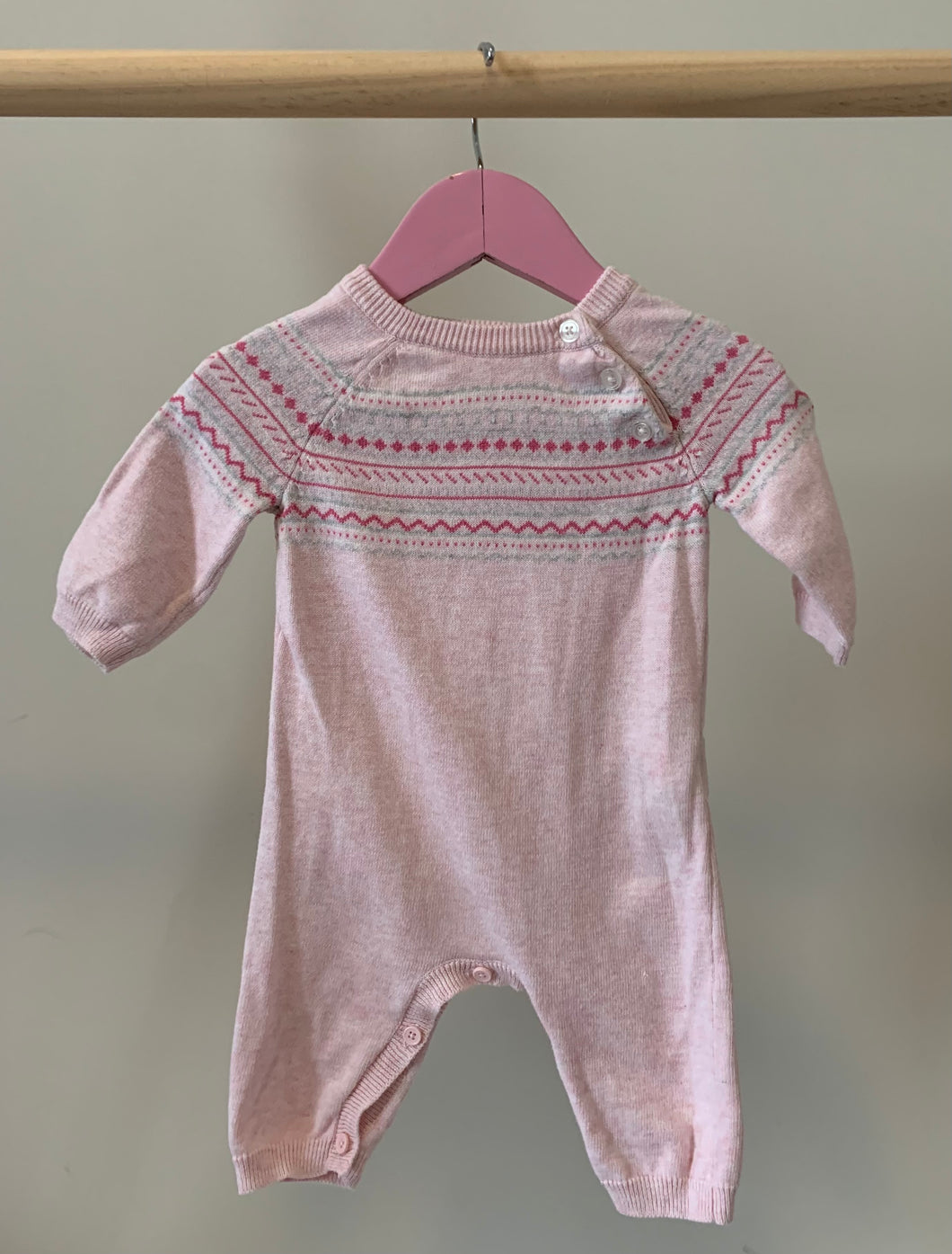 Fair Isle One Piece 0-3M