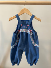 Load image into Gallery viewer, Vintage Floral Trim Overall 12M
