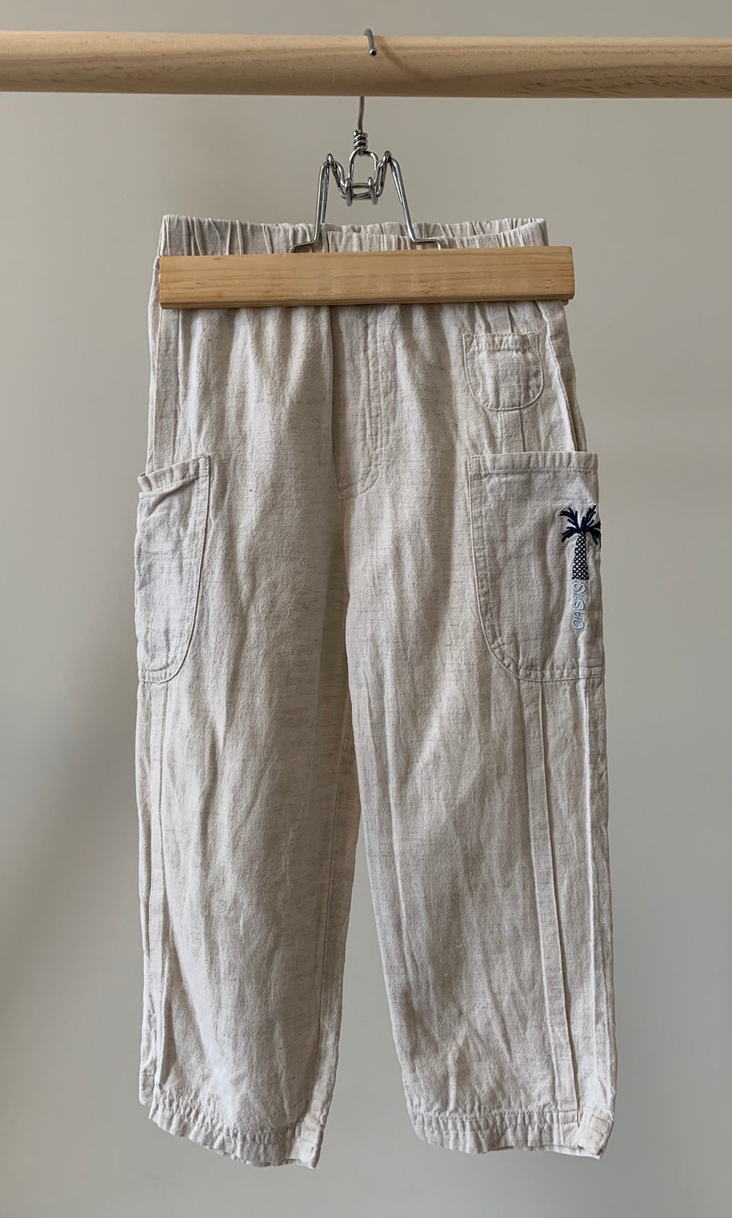 Deux par Deux Linen Pant 24M