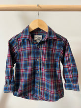 Load image into Gallery viewer, Tartan Button Up 3T
