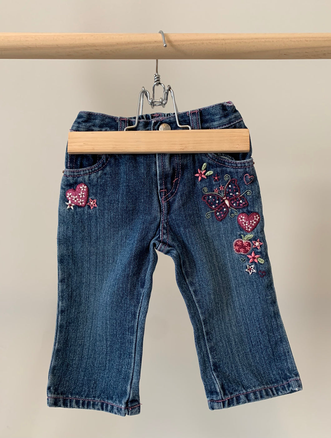 Embroidered Levi’s Jeans 12M