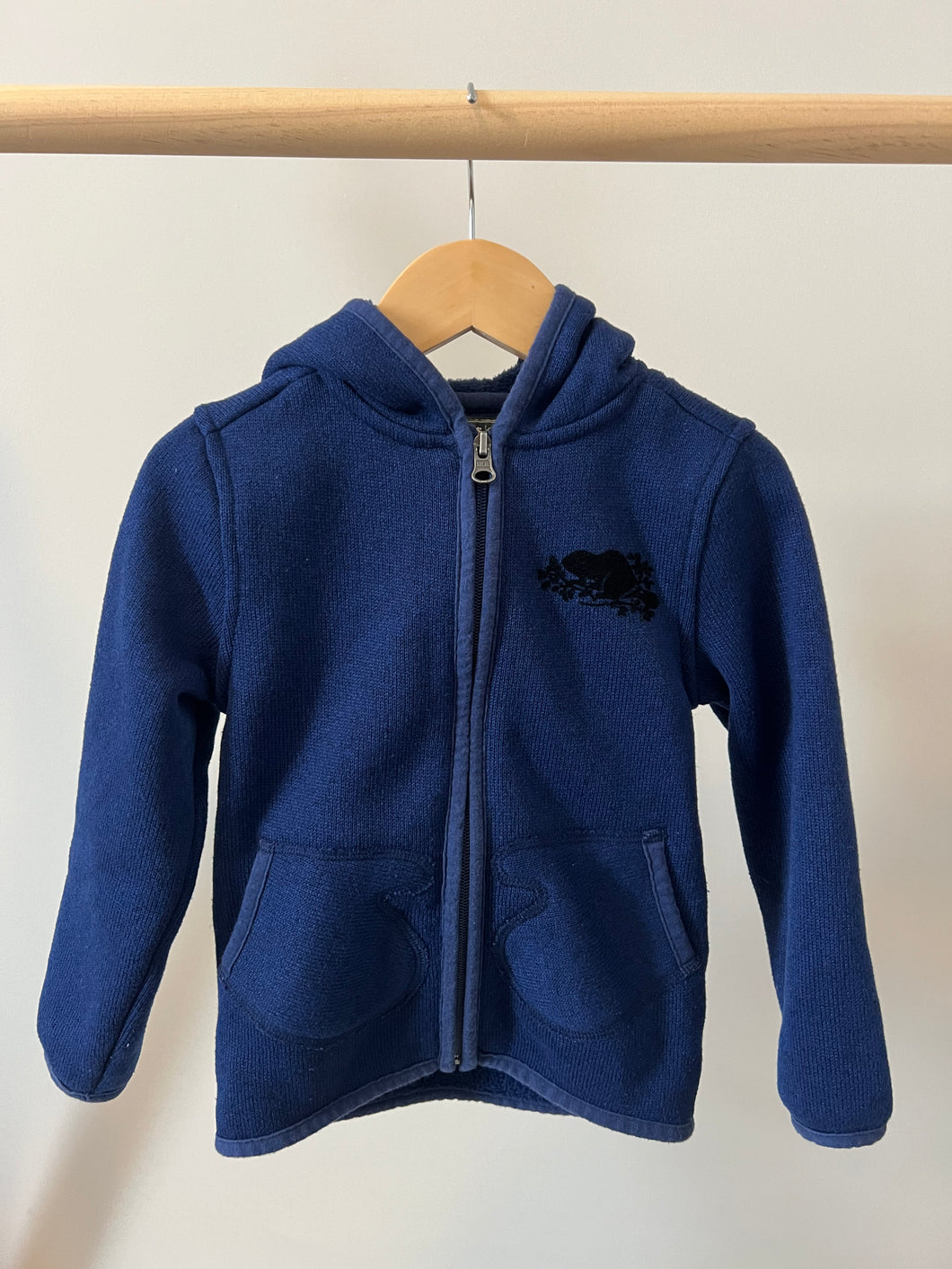 Roots Mitten Pocket Zip Up 4T