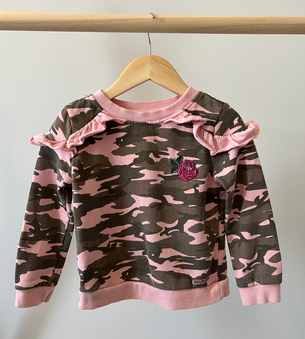 Hudson Camo Crewneck 4T