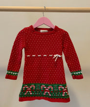 Load image into Gallery viewer, Candy Cane Dress 18M
