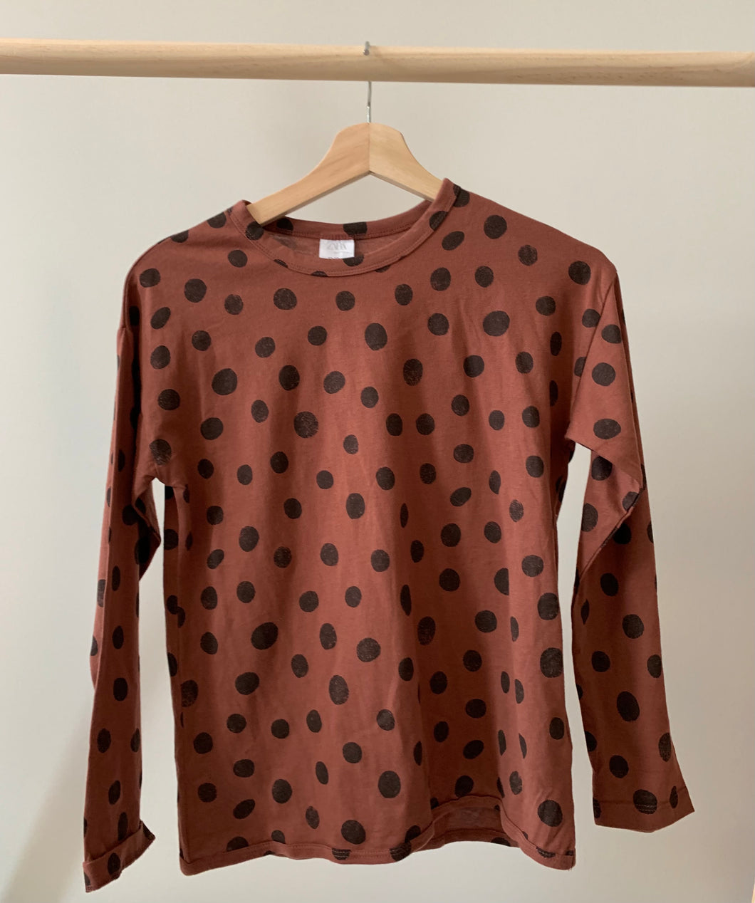 Zara Dot Long Sleeve T Size 11-12Y