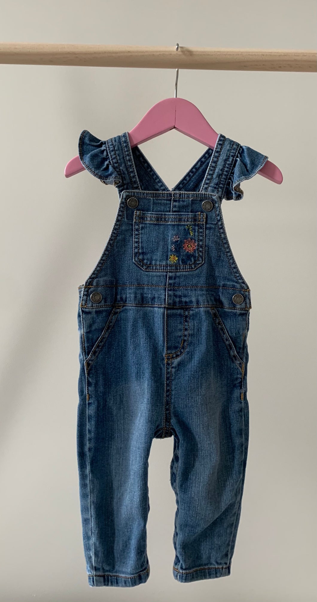 Ruffle Sleeve Overall by Carters 9M