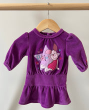 Load image into Gallery viewer, Piglet Velour Dress 3M
