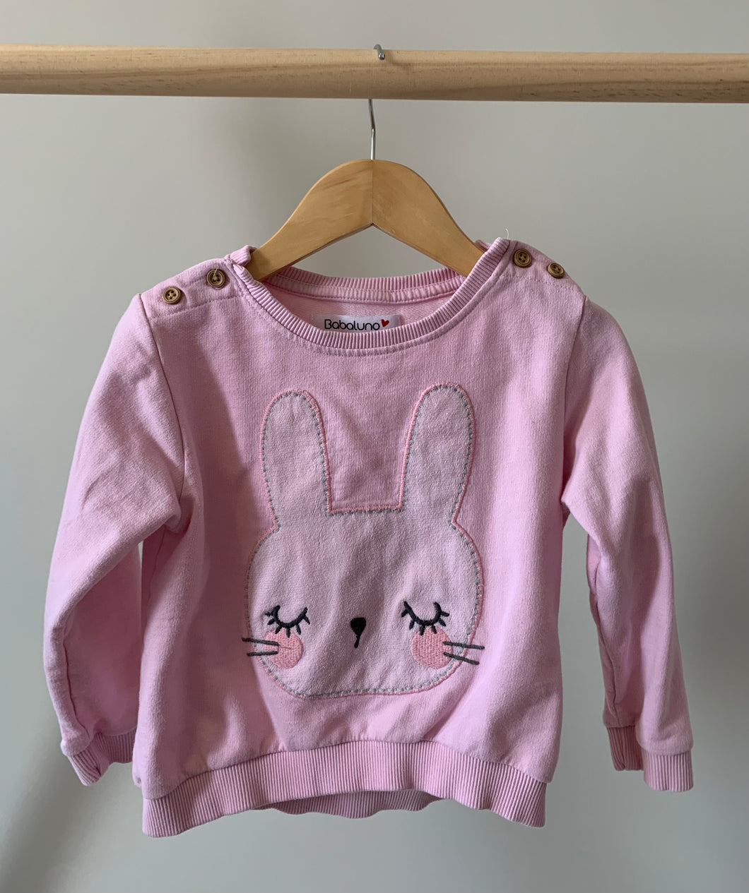 Bunny Crewneck Size 2-3