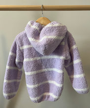 Load image into Gallery viewer, *With tags* Fuzzy Knit Zip Up 4T

