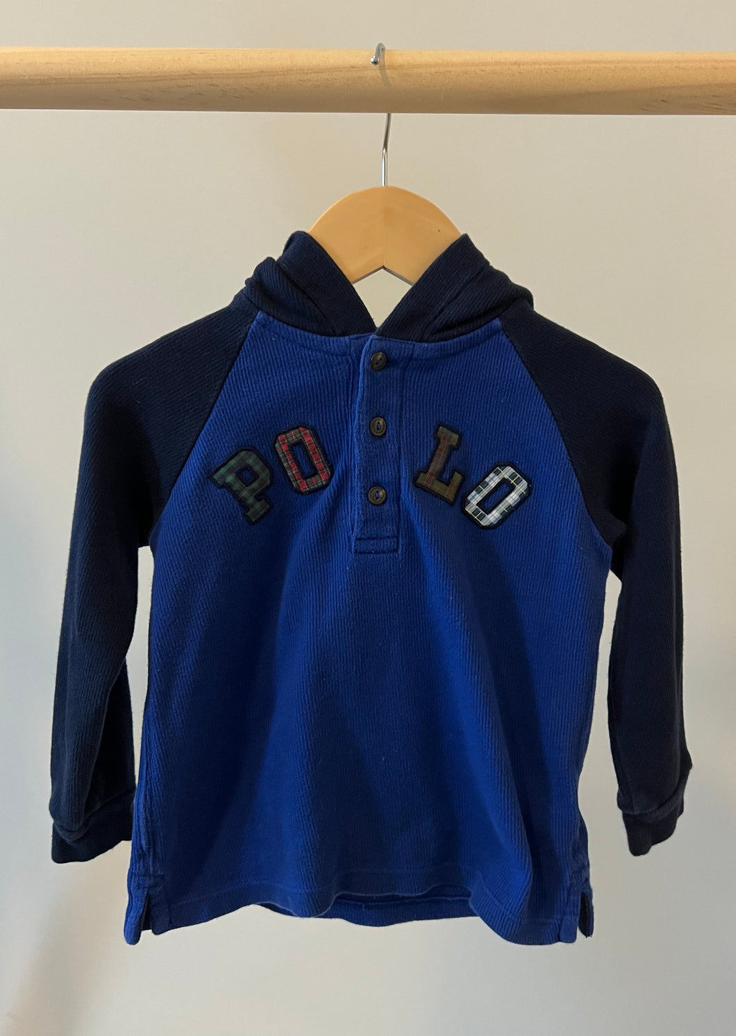 Ralph Lauren Ribbed Hooded Top 24M