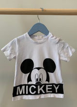 Load image into Gallery viewer, H&amp;M Mickey Tee 6-9M

