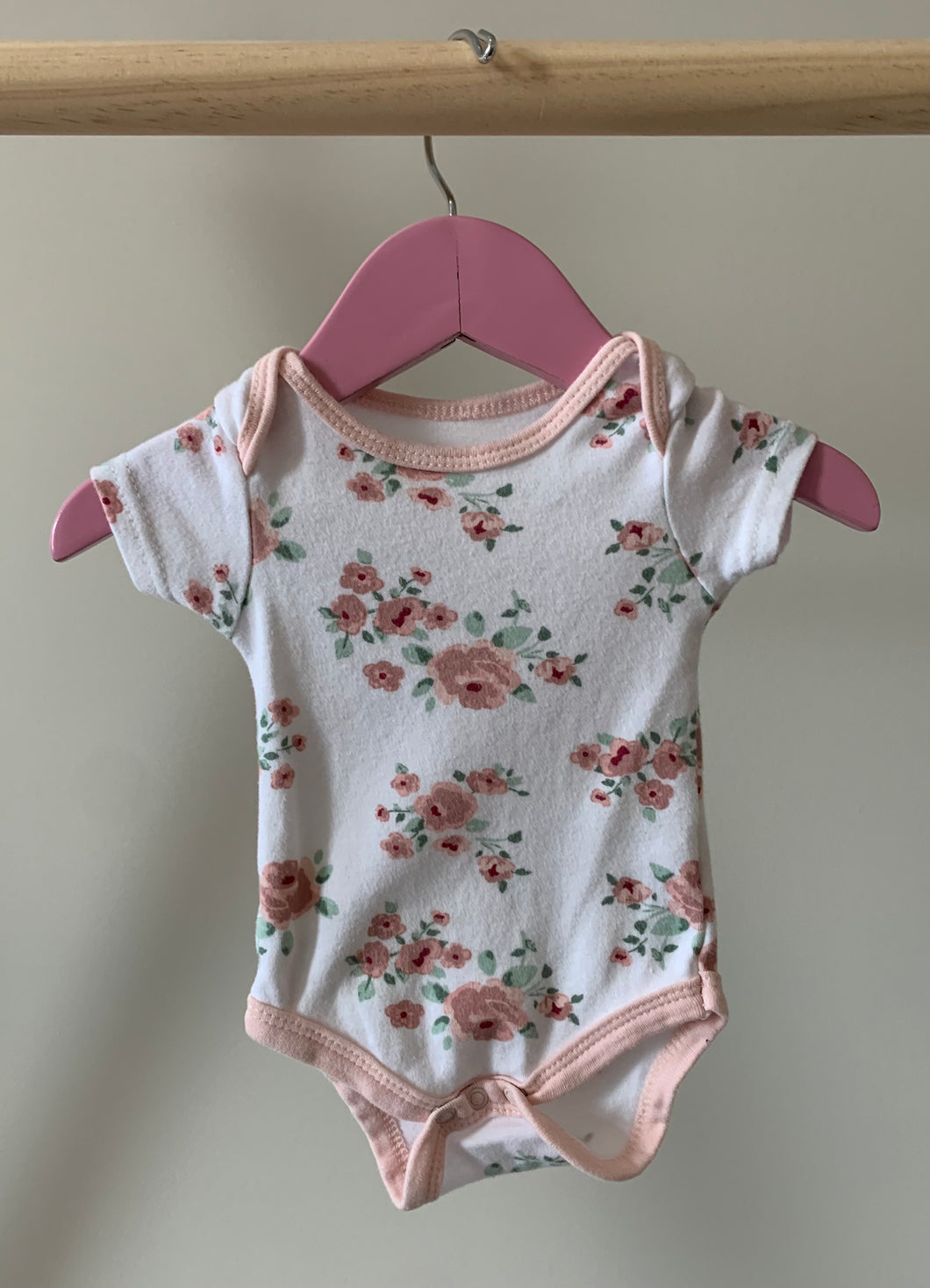 Floral Onesie 0-3M