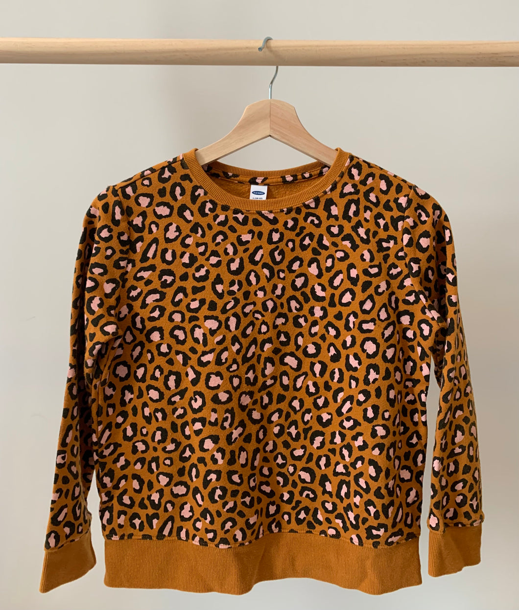 Old Navy Leopard Crewneck Size 10-12