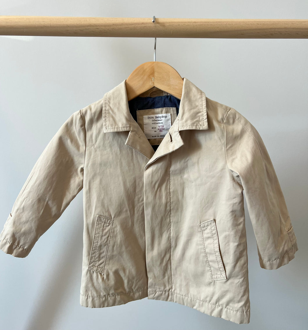 Zara Baby Boy Khaki Jacket 9-12M