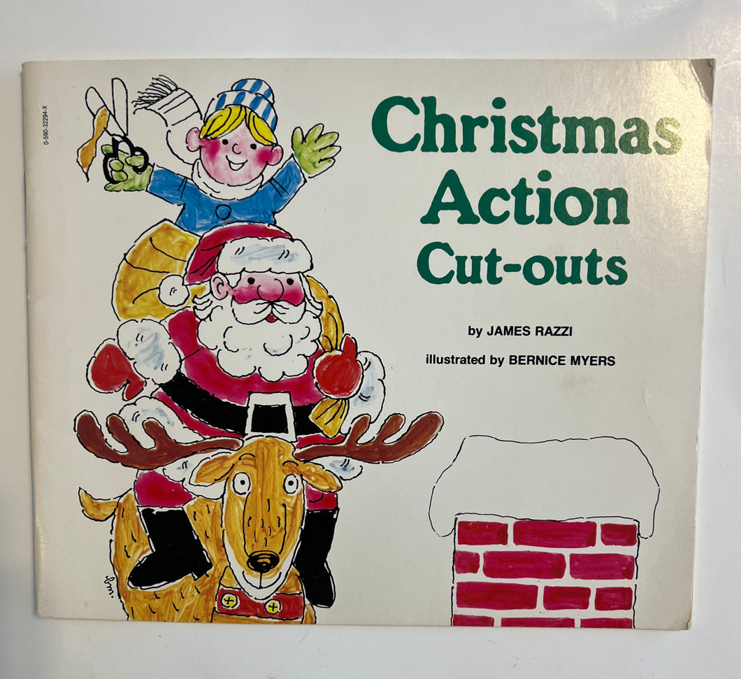 Vintage Christmas Action Cut-outs