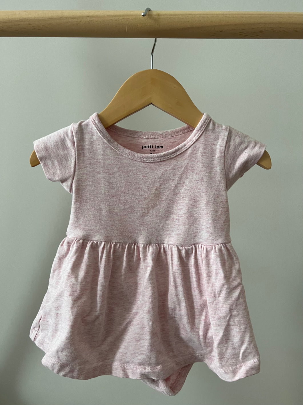 Petit Lem Bodysuit Dress 12M