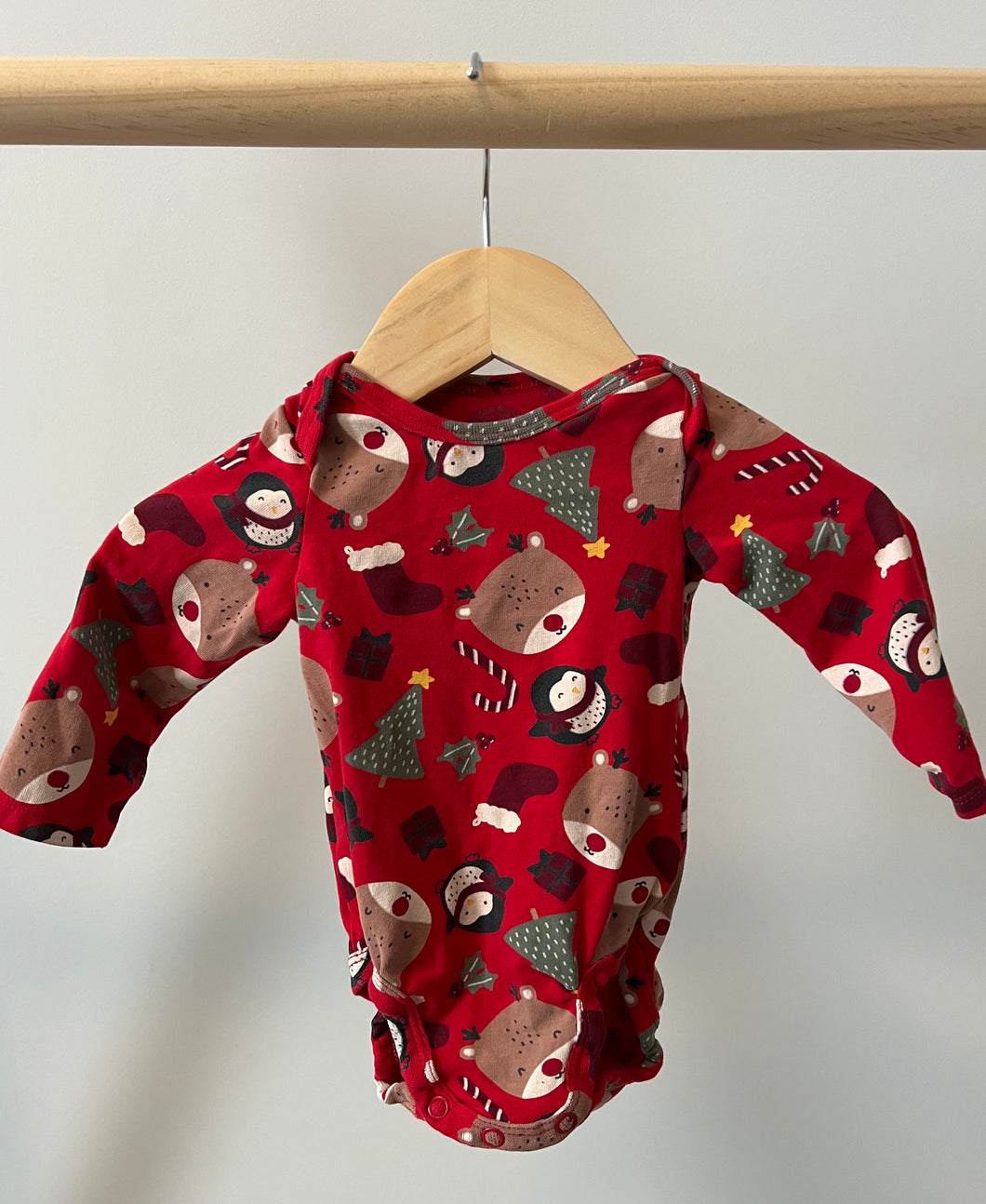 H&M Holiday Onesie 2-4M