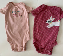 Load image into Gallery viewer, Bunny Onesie Pair NB
