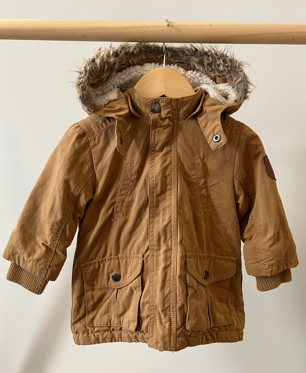 H&M Sherpa Lined Jacket 9-12M