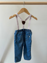 Load image into Gallery viewer, OshKosh Jean with Suspenders 6-9M
