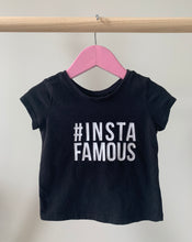 Load image into Gallery viewer, #instafamous Tee 12-18M
