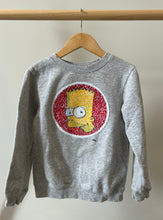 Load image into Gallery viewer, H&amp;M Bart Flippy Crewneck 6-8Y
