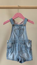 Load image into Gallery viewer, H&amp;M Short Overalls 6-9 Months
